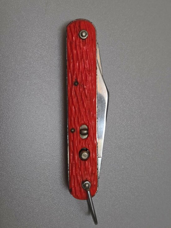 schrade walden Other - vintage schrade walden mc1 military orange folding knife usa